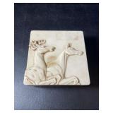 Vintage Hickok Bakelite Deer Stag Cigarette Box