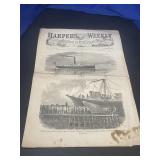 1861 Harperï¿½s Weekly Periodical - Civil War