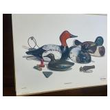 1987 Don Ensor Signed Print - SITTING DUCKS