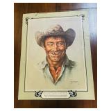 1974 Bill Hampton Cowboy Poster