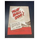 1945 Ford Motor Baseball Booklet - Kingsley, Iowa