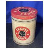 Vintage Texcell Tape Advertising Tin