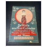 1913 DeWittï¿½s 200 Year Calendar - Minden, Nebraska