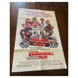 1981 THE CANNONBALL RUN Movie Poster