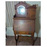 Antique Wood Secretary Desk