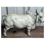 Vintage Ceramic Brahman Bull Figurine