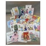 Vintage Greeting Cards - Signed Cards