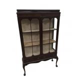Antique Chippendale Ball & Claw Display Case