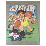 1943 ABC Childrenï¿½s Cloth-like Book Ethel Hays