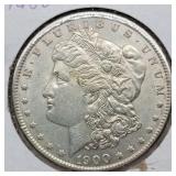 1900 MORGAN SILVER DOLLAR