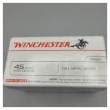 WINCHESTER 45 AUTO 430 GRAIN FULL METAL JACKET