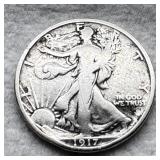 1917 Liberty Walking Half Dollar