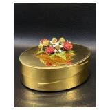 Gorham Jane Hutcheson Strawberry Trinket Box ,