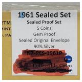 1961 SEALED UNITED STATES MINT COIN SET