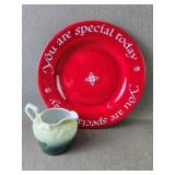 "You Are Special" Red Plate ++