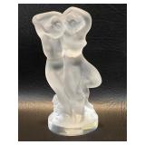 Lalique France La Faune Lovers Crystal Figurine