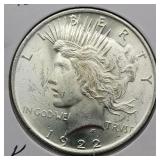 1922 PEACE SILVER DOLLAR