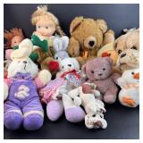 Lot of VTG Plush Toys