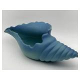 Van Briggle Pottery Large Turquoise Conch Shell