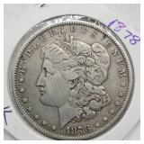 1878 MORGAN SILVER DOLLAR