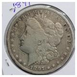 1897 S MORGAN SILVER DOLLAR