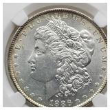 1886 MORGAN SILVER DOLLAR BU