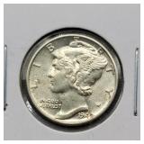 1940 MERCURY DIME MS63