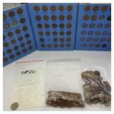 LINCOLN HEAD CENT COLLECTION BOOK & 2- 1909, 83-