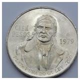 1979 CIEN PESO  .720 SILVER GEMBU