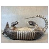 Ceramic Armadillo Wine Bottle Holder