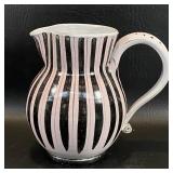 1950s Rye Pottery Cottage Stripe Cream Jug ,Jim