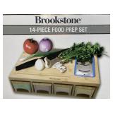 NIB BROOKSTONE 14-PIECE FOOD PREP SET