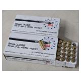 2- Boxes Winchester 9mm Luger Ammunition 100rds