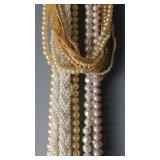 Faux Pearl Costume Jewelry Necklaces