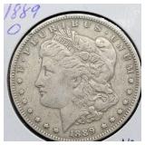 1889. O MORGAN SILVER DOLLAR