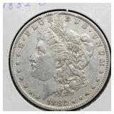 1882 O MORGAN SILVER DOLLAR XF.