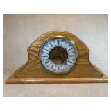 Oak Mantel Clock - It Works