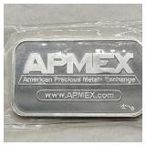 APMEX 1 OZ FINE SILVER BAR