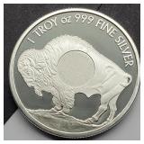 BUFFALO 1 OZ FINE SILVER ROUND