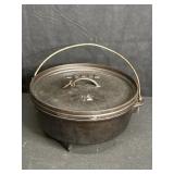 CAST IRON 3 FOOTED DUTCH OVEN LODGE 12ï¿½