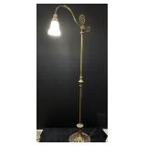 Oscar Boch Bridge Lamp Antique Brass Finish ,