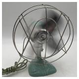 Kenmore Teal Desk Fan Model 307-8009 Vintage Art