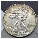 1946 WALKING LIBERTY SILVER HALF DOLLAR