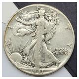 1941 WALKING LIBERTY SILVER HALF DOLLAR