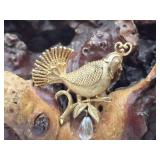 Vintage Quail Brooch by Corel