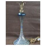 Joseph Clearman Art Glass Electric Lamp