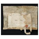 17th c. Manuscript Document on Vellum