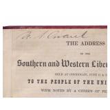 [U.S. Grant SIGNED, Anti-Slavery Address]