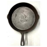 Cast-iron skillet engraved 2 and 8