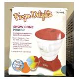 Rival, frozen delight, snowcone maker